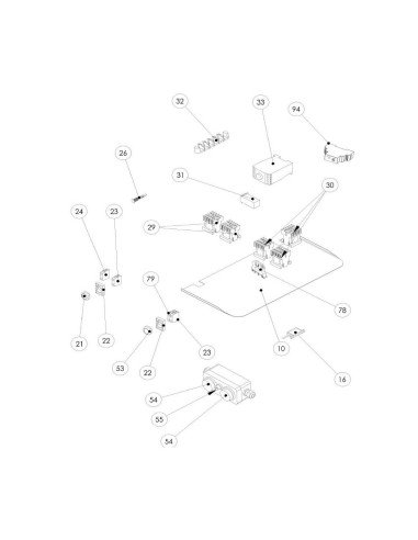 Interruptor pulsante Ozti M22DR-G 6232.00012.08...