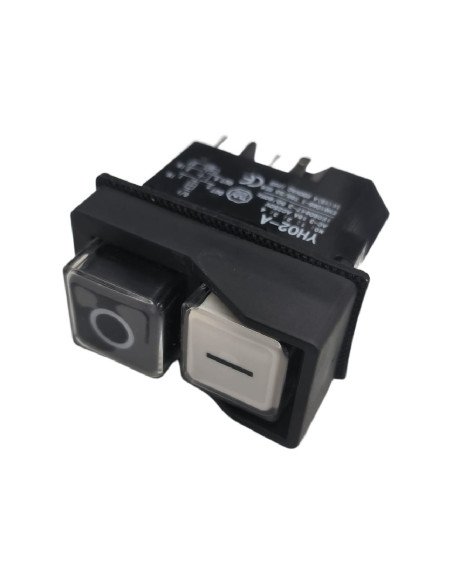 Interruptor Marcha-Paro pulsante YH02-A HBS 16A 250V 5 conectores
