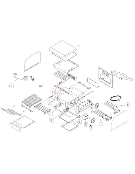Conmutador de Levas 4 posiciones Tostador MET-450 SD103SC-001