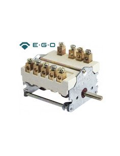 Conmutador de levas 7 posiciones de conmutación 1NO/2CO...