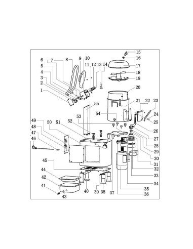 Pulsador de Vaciado 22mm Blanco HLP-20 ONPOW...