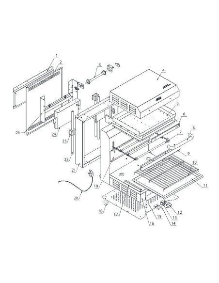 Regulador de energía  Kingteli 13.5A 230V Salamandra ES-600 ES-450 501612 50601