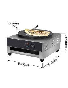 Crepera 40 cm un plato