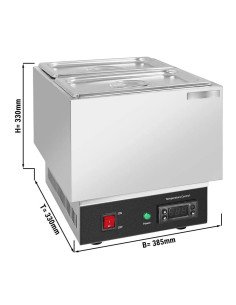 Fundidor de chocolate - para GN 1/4 2