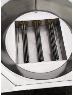 Fogón eléctrico con 3 resistencias individuales de 70 2