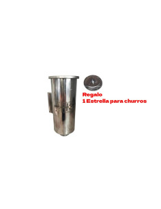 Vaso para dosificadora manual 2 kg adicional acero inox
