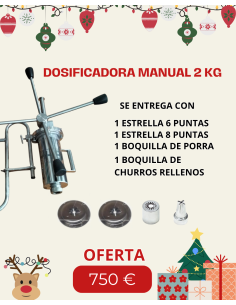 Dosificadora manual 2 kg HG e Hijos
