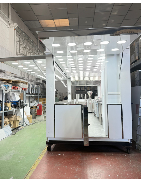 CASETA CONTAINER PARA CHURRERÍA 6 X 2.50 METROS