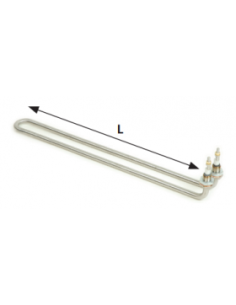 Resistencias inmersión forma "U" con salida 90º AH-150 HG