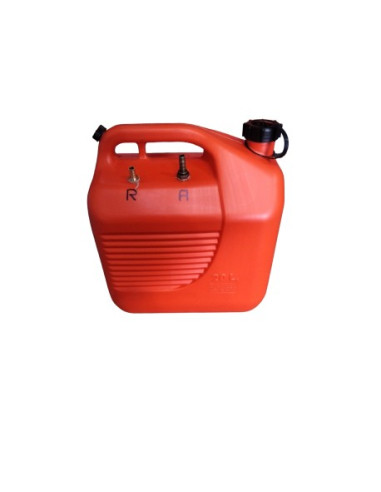 Garrafa de gasoil con instalación para gomas