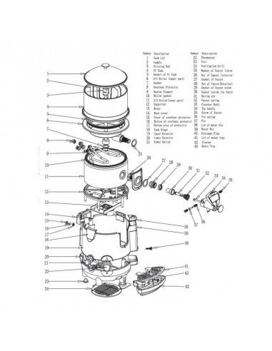 Soporte del motor chocolatera CH-5 CH-10
