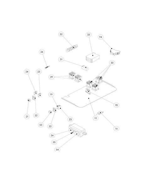 Interruptor Pulsante Luz Ozti M22DRL-G Conjunto