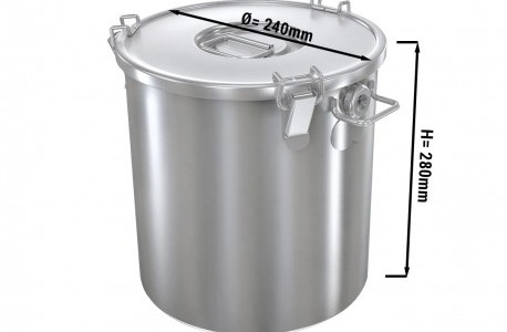 Depósito hermético de 12 litros para el vaciado de aceite