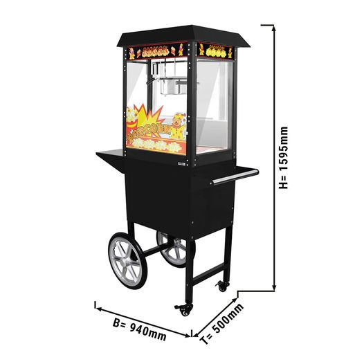 El toque mágico para tu entretenimiento: nuestro carrito de palomitas de maíz